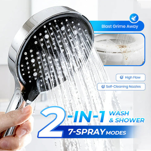 🔥Hot Sale 50% OFF⏳High-Pressure Adjustable Rainfall Shower Head