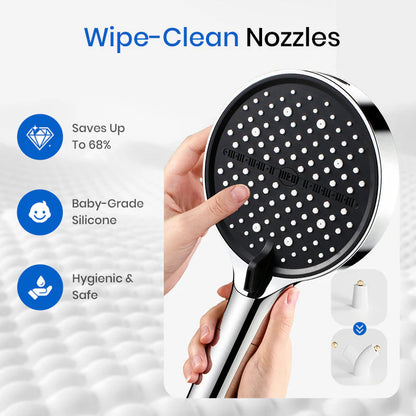 🔥Hot Sale 50% OFF⏳High-Pressure Adjustable Rainfall Shower Head