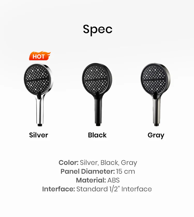 🔥Hot Sale 50% OFF⏳High-Pressure Adjustable Rainfall Shower Head